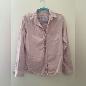 Frank & Eileen Light Pink Shirt, distressed look